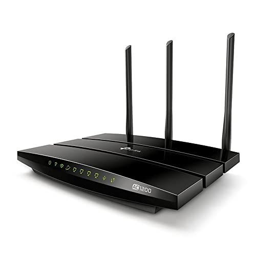 TP-Link Archer C1200 Dual Band Gigabit Wireless Cable Router, Wi-Fi Speed Up to 867 Mbps 2.4 GHz (Black) TP-Link Archer C1200 Dual Band Gigabit Wireless Cable Router, Wi-Fi Speed Up to 867 Mbps 2.4 GHz (Black)