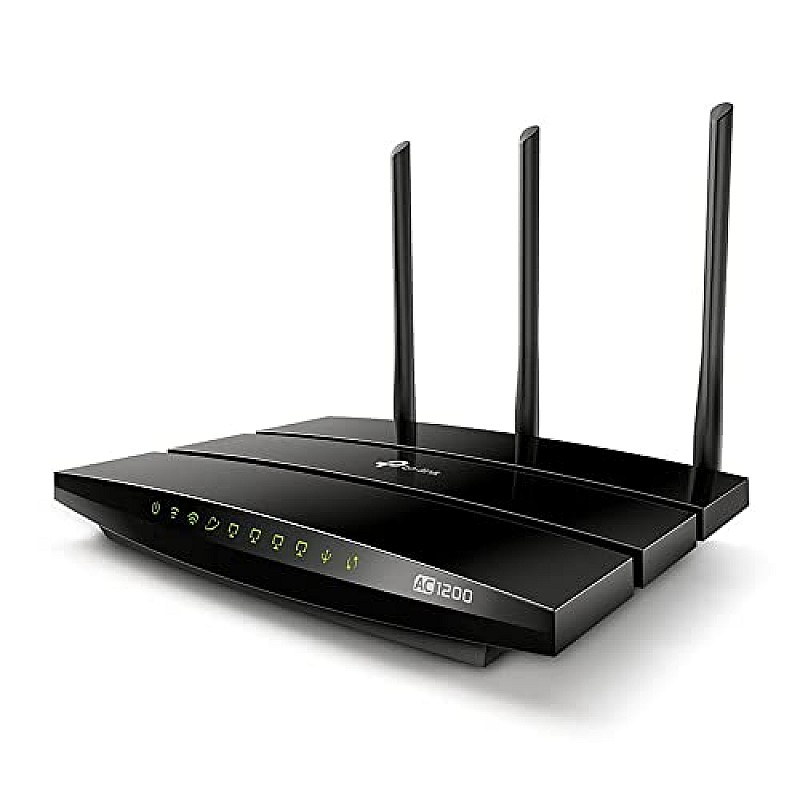 TP-Link Archer C1200 Dual Band Gigabit Wireless Cable Router, Wi-Fi Speed Up to 867 Mbps 2.4 GHz (Black)