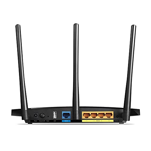 TP-Link Archer C1200 Dual Band Gigabit Wireless Cable Router, Wi-Fi Speed Up to 867 Mbps 2.4 GHz (Black) TP-Link Archer C1200 Dual Band Gigabit Wireless Cable Router, Wi-Fi Speed Up to 867 Mbps 2.4 GHz (Black)