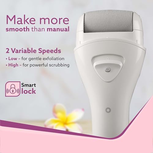 AGARO CR3001 Callus Remover with 3 Interchangeable Head Rollers Dead Skin Removal AGARO CR3001 Callus Remover with 3 Interchangeable Head Rollers Dead Skin Removal