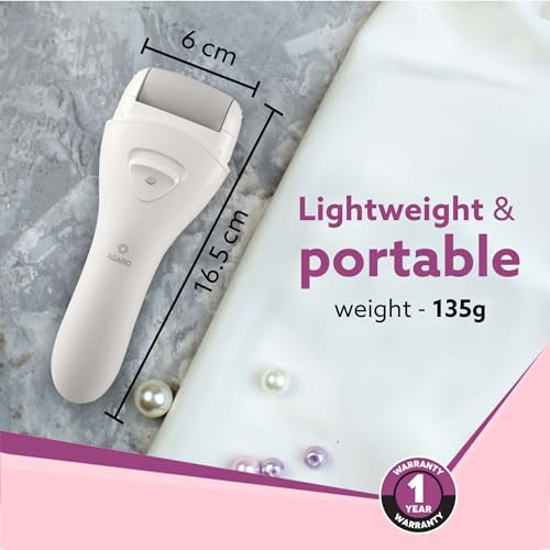 AGARO CR3001 Callus Remover with 3 Interchangeable Head Rollers Dead Skin Removal AGARO CR3001 Callus Remover with 3 Interchangeable Head Rollers Dead Skin Removal