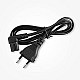 LS LAPSTER Quality Assured Generic Power Cable Cord (NOT for Trimmer) 2 Pin Laptop Adapter and Tape Recorder 1.5m