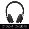 Ant Audio Treble 900 On -Ear HD Bluetooth Headphones with Mic (Carbon Black)