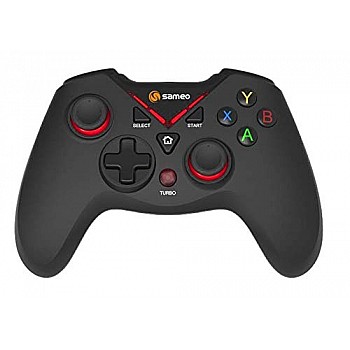 sameo SG17 2.4G 32 Bit Wireless Gaming Controller Dual Vibration and Auto Fire functions 3D Gamepad for Xbox Series Black