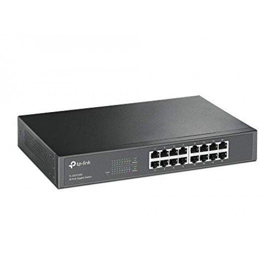 TP-Link TL-SG108S 8-Port Desktop Gigabit Ethernet Switch/Hub, Ethernet Splitter, Plug & Play, no Configuration Required, Steel Case Green Ethernet Technology