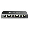 TP-Link TL-SG108S 8-Port Desktop Gigabit Ethernet Switch/Hub, Ethernet Splitter, Plug & Play, no Configuration Required, Steel Case Green Ethernet Technology