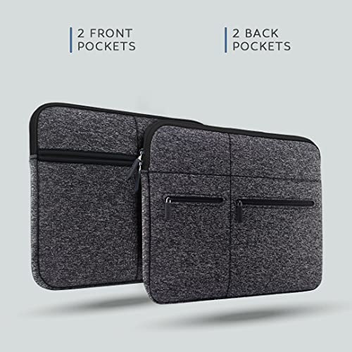 AirCase Premium Laptop Bag with 6 Pockets fits Upto 13.3 Laptop MacBook, Charcoal Black AirCase Premium Laptop Bag with 6 Pockets fits Upto 13.3 Laptop MacBook, Charcoal Black