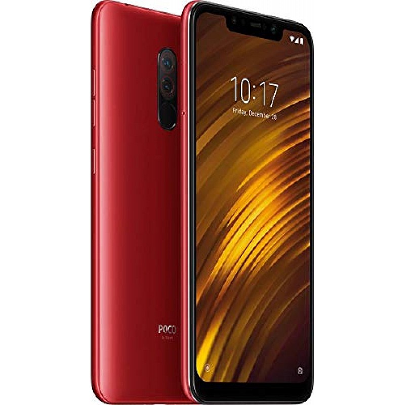 POCO F1 Rosso Red  6 GB RAM 64 GB Storage Refurbished