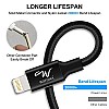 Wayona Nylon Braided (2 Pack) USB Syncing and Charging Cable sync and Charging Cable for Iphone, Ipad, (3 FT Pack of 2)