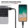 Wayona Nylon Braided (2 Pack) USB Syncing and Charging Cable sync and Charging Cable for Iphone, Ipad, (3 FT Pack of 2)