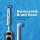 Oral B Vitality 100 Black Criss Cross Electric Rechargeable Toothbrush for adults Powered by Braun
