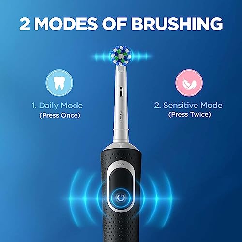 Oral B Vitality 100 Black Criss Cross Electric Rechargeable Toothbrush for adults Powered by Braun Oral B Vitality 100 Black Criss Cross Electric Rechargeable Toothbrush for adults Powered by Braun
