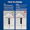 Oral B Vitality 100 Black Criss Cross Electric Rechargeable Toothbrush for adults Powered by Braun