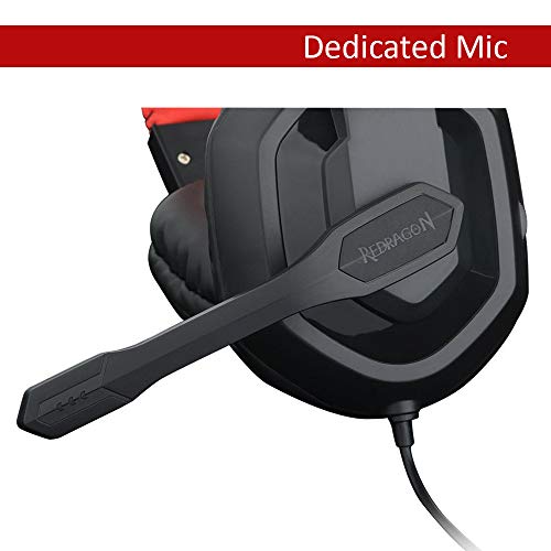 Redragon ARES H120 Gaming Headset with Microphone for PC, Wired Over Ear PC Gaming Headphone Redragon ARES H120 Gaming Headset with Microphone for PC, Wired Over Ear PC Gaming Headphone