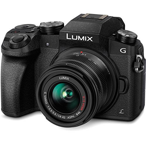 Panasonic LUMIX G7 16.00 MP 4K Mirrorless Interchangeable Lens Camera Kit with 14-42 mm Lens (Black) Panasonic LUMIX G7 16.00 MP 4K Mirrorless Interchangeable Lens Camera Kit with 14-42 mm Lens (Black)