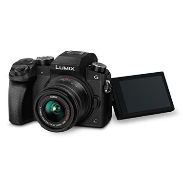 Panasonic LUMIX G7 16.00 MP 4K Mirrorless Interchangeable Lens Camera Kit with 14-42 mm Lens (Black) Panasonic LUMIX G7 16.00 MP 4K Mirrorless Interchangeable Lens Camera Kit with 14-42 mm Lens (Black)