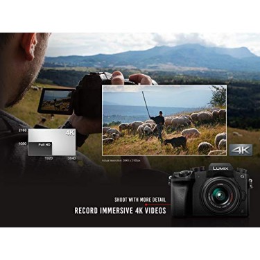 Panasonic LUMIX G7 16.00 MP 4K Mirrorless Interchangeable Lens Camera Kit with 14-42 mm Lens (Black) Panasonic LUMIX G7 16.00 MP 4K Mirrorless Interchangeable Lens Camera Kit with 14-42 mm Lens (Black)