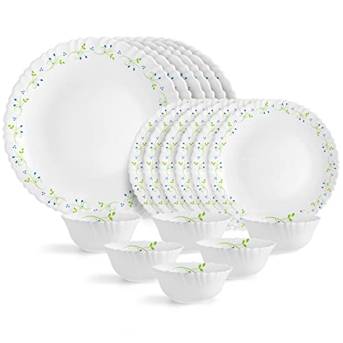 Cello Opalware Dazzle Series Tropical Lagoon Dinner Set, 18 Units Cello Opalware Dazzle Series Tropical Lagoon Dinner Set, 18 Units
