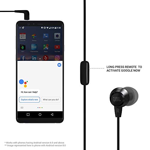 JBL C50HI Wired in Ear Headphones with Mic Lightweight & Comfortable fit Black JBL C50HI Wired in Ear Headphones with Mic Lightweight & Comfortable fit Black