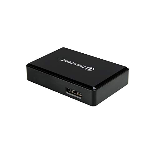 Transcend TS-RDF9K2 UHS-II USB 3.1 Gen 1 High-Speed Performance of SDXC/SDHC UHS-II Memory Cards Multi Card Reader USB Type-A, Black Transcend TS-RDF9K2 UHS-II USB 3.1 Gen 1 High-Speed Performance of SDXC/SDHC UHS-II Memory Cards Multi Card Reader USB Type-A, Black