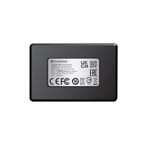 Transcend TS-RDF9K2 UHS-II USB 3.1 Gen 1 High-Speed Performance of SDXC/SDHC UHS-II Memory Cards Multi Card Reader USB Type-A, Black Transcend TS-RDF9K2 UHS-II USB 3.1 Gen 1 High-Speed Performance of SDXC/SDHC UHS-II Memory Cards Multi Card Reader USB Type-A, Black