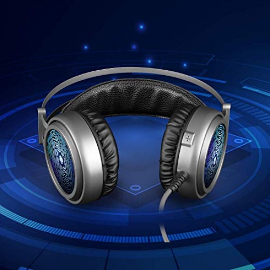 ZEBRONICS Zeb-8 BIT Premium Gaming Headphones with 50mm Drivers, Gaming Grade inbuilt mic