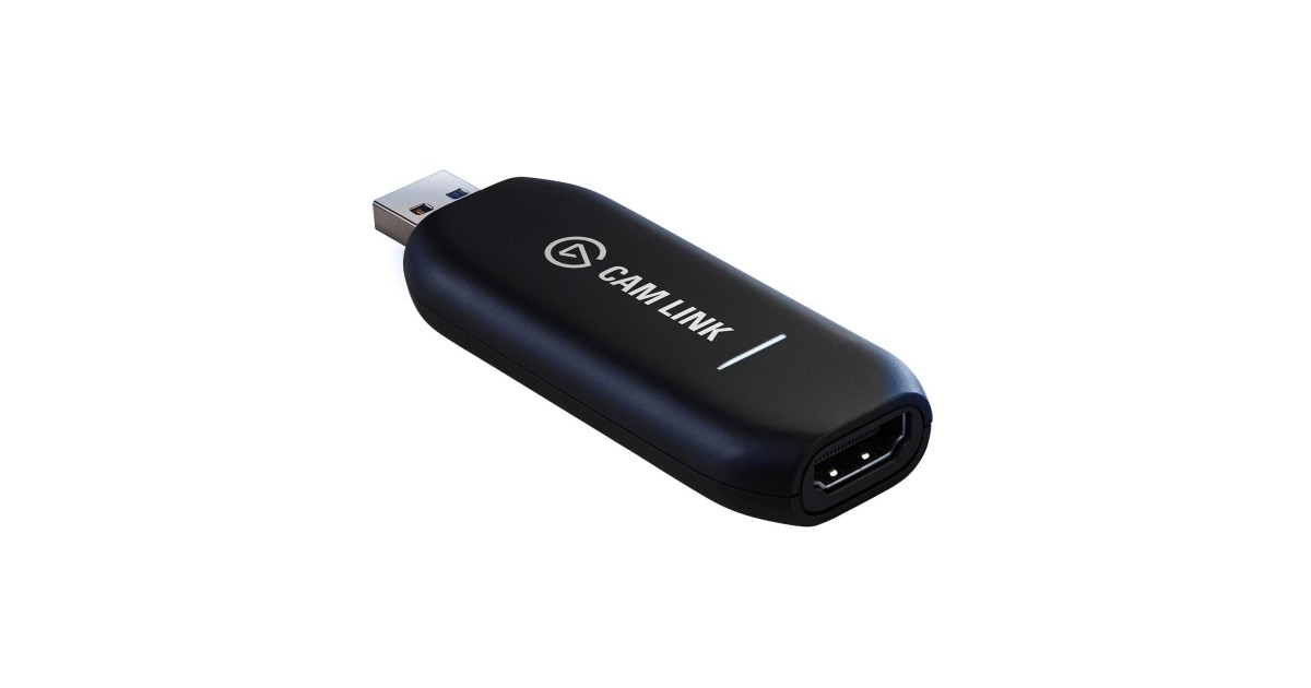 Corsair Elgato Cam Link 4K USB 3.0 Broadcast Live, Record via DSLR