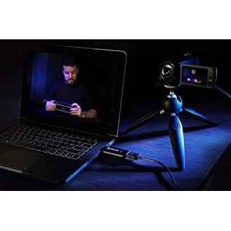 Corsair Elgato Cam Link 4K USB 3.0 Broadcast Live, Record via DSLR, Camcorder Compact HDMI Capture Device