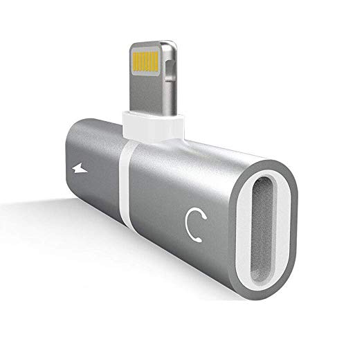 Wayona 2 in 1 Mini Portable Charging Metal Splitter for Audio and Charger Adapter Compatible with iPhones Wayona 2 in 1 Mini Portable Charging Metal Splitter for Audio and Charger Adapter Compatible with iPhones