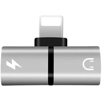 Wayona 2 in 1 Mini Portable Charging Metal Splitter for Audio and Charger Adapter Compatible with iPhones Wayona 2 in 1 Mini Portable Charging Metal Splitter for Audio and Charger Adapter Compatible with iPhones
