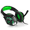 Cosmic Byte GS410 Wired Over-Ear Headphones with mic and for PS5, PS4, Xbox One, Laptop, PC (Black/Green)