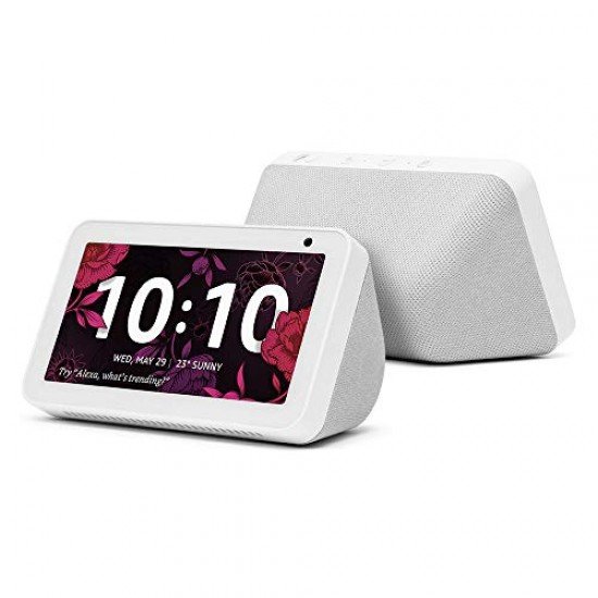 Echo Show 5 (1st Gen, 2019 release) - Smart speaker with Alexa - 5.5" screen, crisp sound and 1MP camera (White)