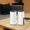 TP-Link Deco M4 Dual Band Whole Home Mesh Wi-Fi System AC1200 Mbps Work Pack of 2 White