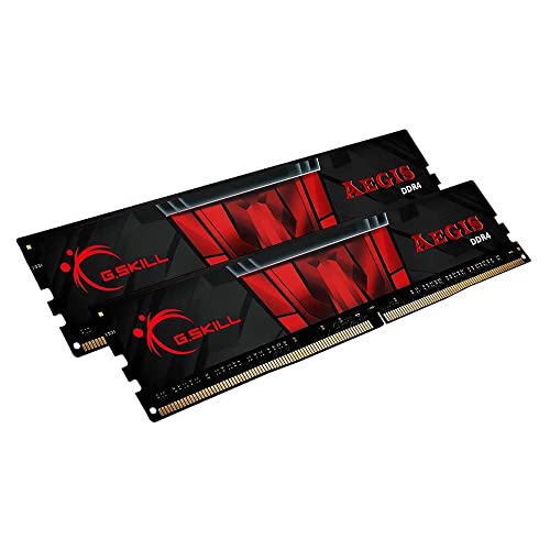 G.SKILL Aegis 16GB (116GB) 2666 MHz DDR4 Desktop Memory RAM - F4-2666C19S-16GIS Black G.SKILL Aegis 16GB (116GB) 2666 MHz DDR4 Desktop Memory RAM - F4-2666C19S-16GIS Black