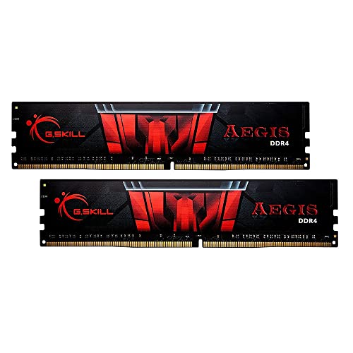 G.SKILL Aegis 16GB (116GB) 2666 MHz DDR4 Desktop Memory RAM - F4-2666C19S-16GIS Black G.SKILL Aegis 16GB (116GB) 2666 MHz DDR4 Desktop Memory RAM - F4-2666C19S-16GIS Black