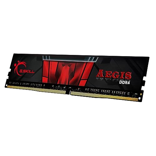 G.SKILL Aegis 16GB (116GB) 2666 MHz DDR4 Desktop Memory RAM - F4-2666C19S-16GIS Black G.SKILL Aegis 16GB (116GB) 2666 MHz DDR4 Desktop Memory RAM - F4-2666C19S-16GIS Black