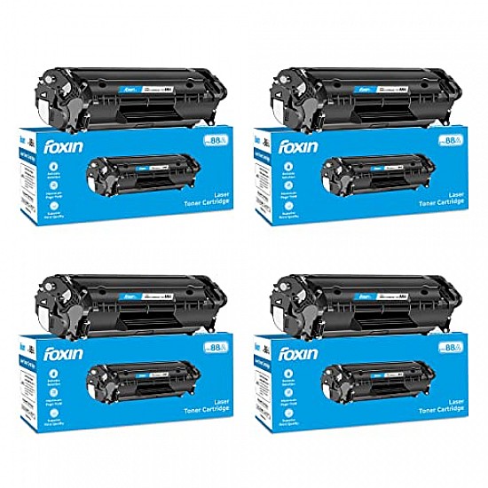 Foxin FTC 12A Laser Printer Cartridge Compatible 12A Cartridge / Black