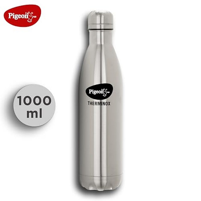 Pigeon by Stovekraft Aqua Therminox Stainless Steel Vaccum Insulated Water Bottle with Hot and Cold Retention (1000 ml)