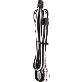 Corsair Premium Individually Sleeved EPS12V/ATX12V Cables Type 4 Gen 4 – White/Black, One Size