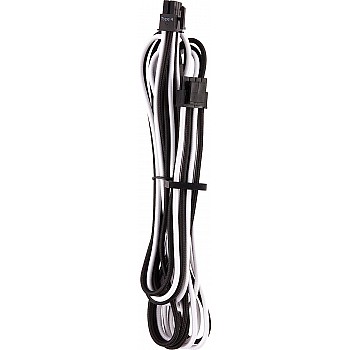 Corsair Premium Individually Sleeved EPS12V/ATX12V Cables Type 4 Gen 4 – White/Black, One Size