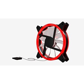 Redgear Turbo F-1 Case Cooling Fan with auto RGB for PC Black Redgear Turbo F-1 Case Cooling Fan with auto RGB for PC Black