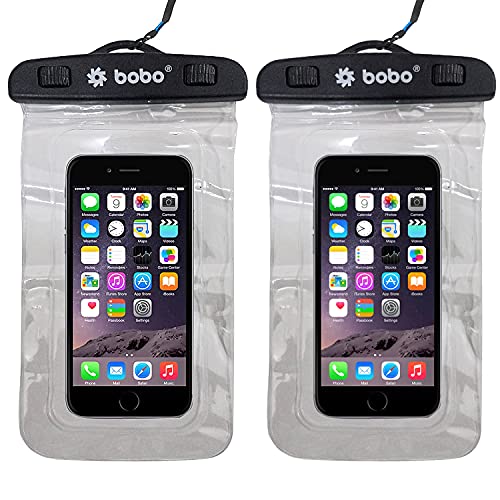 BOBO Non-Toxic TPU and Plastic Dry Bag Case for iPhone Xs Max XR XS X 8 7 6S 6 Plus, (Transparent) BOBO Non-Toxic TPU and Plastic Dry Bag Case for iPhone Xs Max XR XS X 8 7 6S 6 Plus, (Transparent)