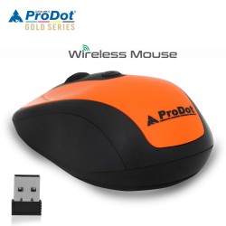 ProDot Gold Series Wireless Mouse Orange