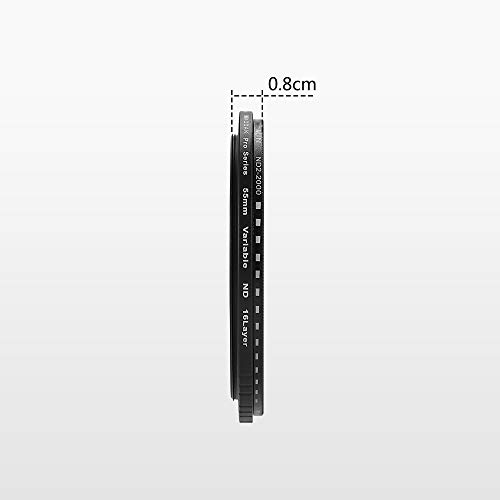Kodak Variable 55mm ND Filter for ND2-ND2000 (Black) Kodak Variable 55mm ND Filter for ND2-ND2000 (Black)