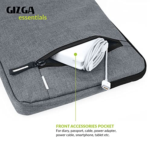Gizga Essentials Laptop Bag Sleeve Case Cover Pouch with Handle for 15.6 Inch Laptop for Men Women Grey Gizga Essentials Laptop Bag Sleeve Case Cover Pouch with Handle for 15.6 Inch Laptop for Men Women Grey