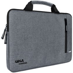 Gizga Essentials Laptop Bag Sleeve Case Cover Pouch with Handle for 15.6 Inch Laptop for Men Women Grey