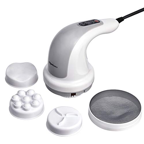 amazon basics Handheld Corded Electric Device for Full Body Massage, White Gray amazon basics Handheld Corded Electric Device for Full Body Massage, White Gray