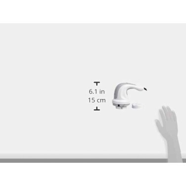 amazon basics Handheld Corded Electric Device for Full Body Massage, White Gray amazon basics Handheld Corded Electric Device for Full Body Massage, White Gray