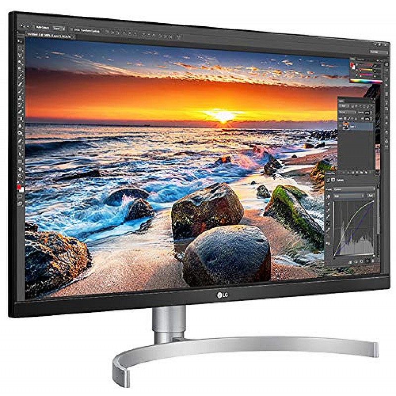 LG Ultrafine 27 Inch 4K IPS Display VESA HDR 400 USB-C with 27UL850 Monitor White