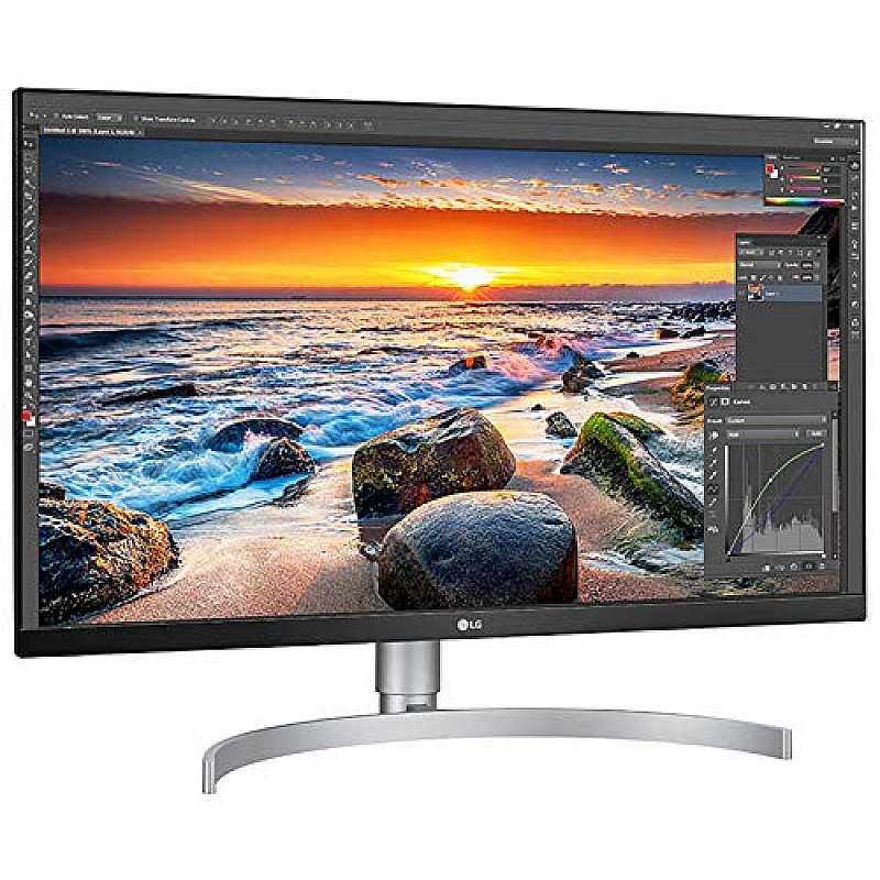 LG Ultrafine 27 Inch 4K IPS Display VESA HDR 400 USB-C with 27UL850 Monitor White